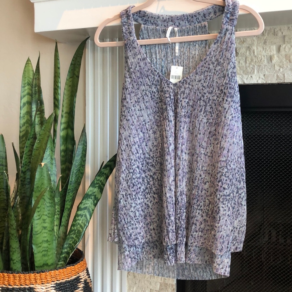 Lavender Grey Anthropologie Top - Picture 2 of 6